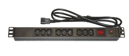 LINK MULTIPRESA 9 PRESE FEMMINA IEC C13 PER ARMADI RACK 19. - ARMADI RACK ACCESSORI | TecnoCARE.net Sabaudia, Latina, Terracina, San Felice Circeo e Pontinia