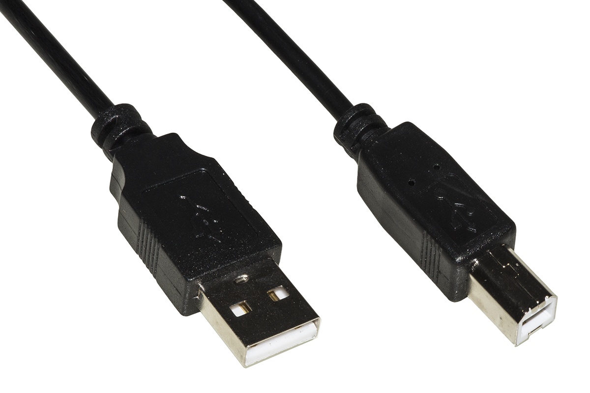 LINK LINK CAVO USB 2.0 CONNETTORI A-B IN RAME MT 1,80 NERO - CAVI USB | TecnoCARE.net Sabaudia, Latina, Terracina, San Felice Circeo e Pontinia