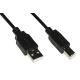 LINK LINK CAVO USB 2.0 CONNETTORI A-B IN RAME MT 3 NERO - CAVI USB | TecnoCARE.net Sabaudia, Latina, Terracina, San Felice Circeo e Pontinia