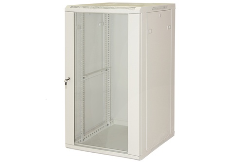 LINK ARMADIO RACK 19 18 UNITA DA MURO (A)900 (L)600 X PROFONDITA 600 MM. COLORE GRIGIO CHIARO PORTA VETRO - ARMADI RACK | TecnoCARE.net Sabaudia, Latina, Terracina, San Felice Circeo e Pontinia