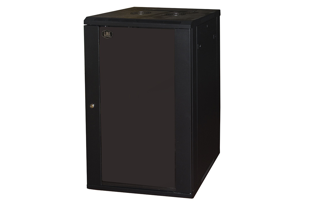 LINK ARMADIO RACK 19 20 UNITA DA MURO (A)995X (L)600 X PROFONDITA 450 MM. COLORE NERO PORTA VETRO - ARMADI RACK | TecnoCARE.net Sabaudia, Latina, Terracina, San Felice Circeo e Pontinia