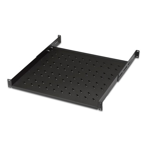 LINK RIPIANO PER ARMADIO 19 1 UNITA PROFONDITA 450 MM. (UNIVERSALE) 4 ATTACCHI (FRONTALE+POSTERIORE) COLORE NERO - ARMADI RACK ACCESSORI | TecnoCARE.net Sabaudia, Latina, Terracina, San Felice Circeo e Pontinia