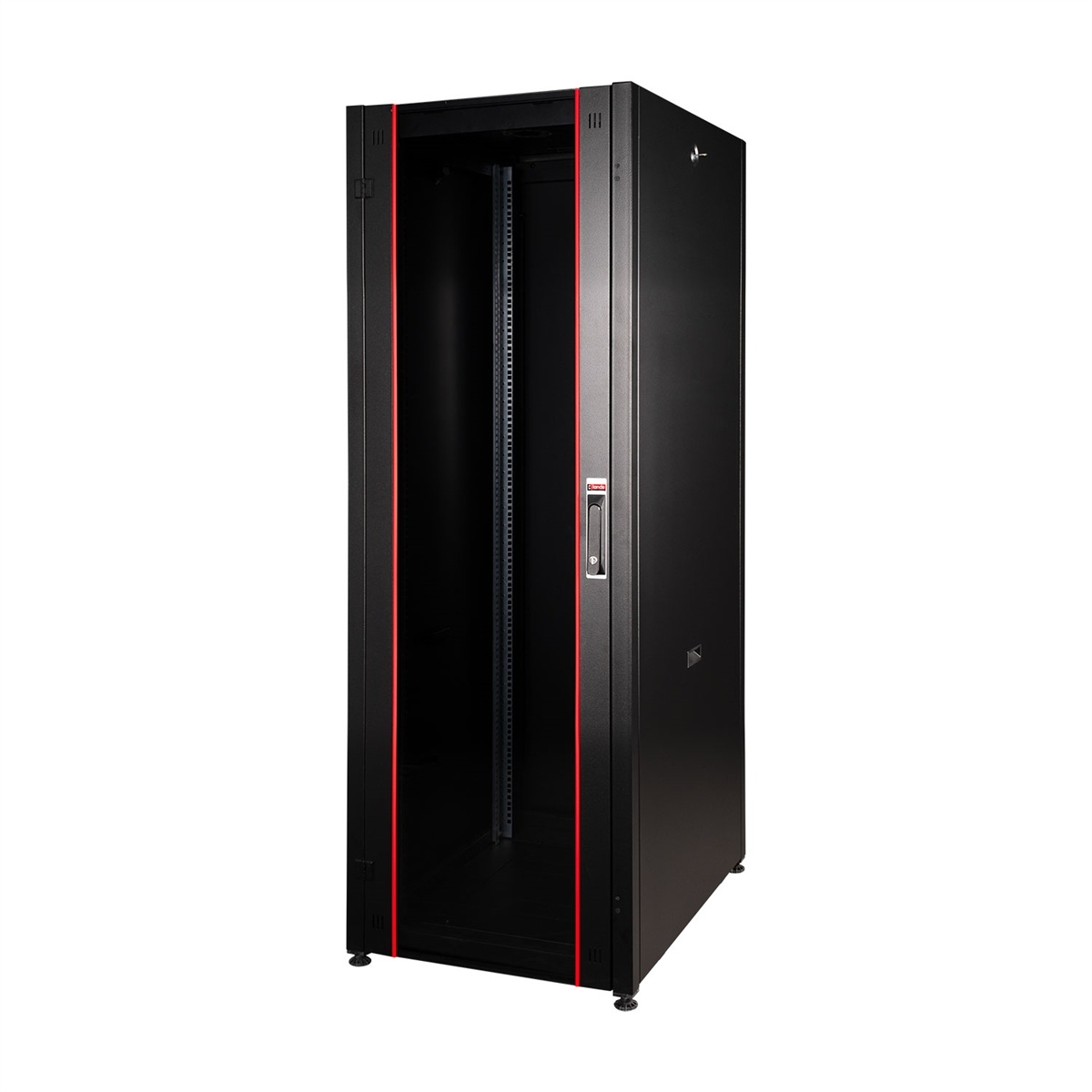 LINK ARMADIO RACK PER RETI 19 42U (A)2000, (L)600, (P)600 COLORE GRIGIO PORTA TRAFORATA SERIE EAVI - ARMADI RACK | TecnoCARE.net Sabaudia, Latina, Terracina, San Felice Circeo e Pontinia