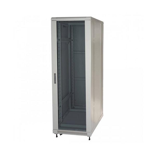 LINK ARMADIO RACK PER RETI 19 42U (A)2002, (L)600, (P)800 COLORE GRIGIO PORTA VETRO SERIE EAVI - ARMADI RACK | TecnoCARE.net Sabaudia, Latina, Terracina, San Felice Circeo e Pontinia