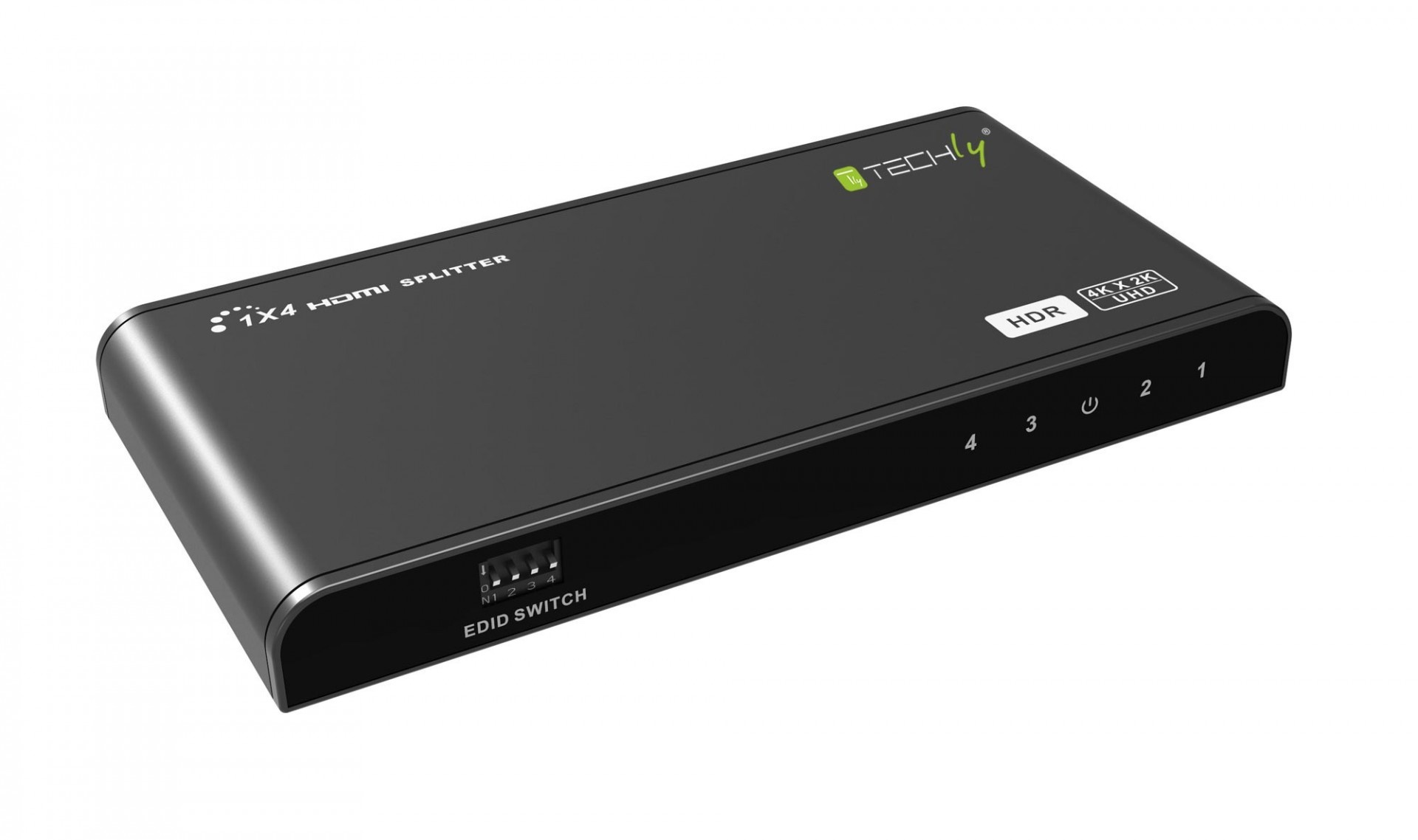 TECHLY Techly IDATA HDMI2-4K4HDR Splitter HDMI 2.0 4K@60Hz 1x4 attivo HDR EDID - ELABORAZIONI E DISTRIBUZIONI DEL SEGNALE | TecnoCARE.net Sabaudia, Latina, Terracina, San Felice Circeo e Pontinia