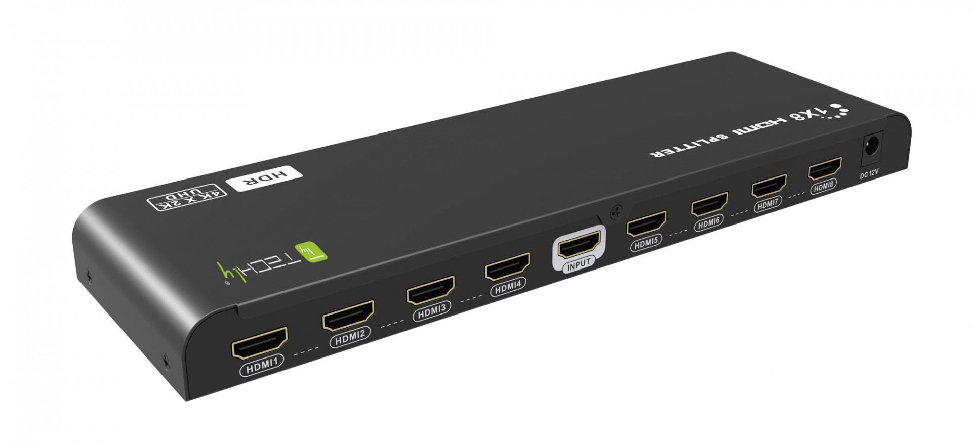 TECHLY Techly IDATA HDMI2-4K8HDR Splitter HDMI 2.0 4K@60Hz 1x8 attivo HDR EDID - ELABORAZIONI E DISTRIBUZIONI DEL SEGNALE | TecnoCARE.net Sabaudia, Latina, Terracina, San Felice Circeo e Pontinia