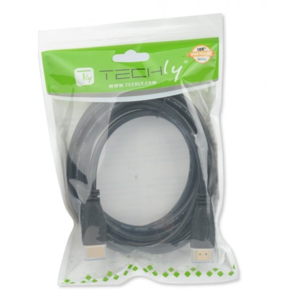 TECHLY Techly ICOC HDMI2-4-090 Cavo HDMI 2.0 4K*60Hz 9m M/M 18Gbps nero - CAVI PER COMPUTER E PERIFERICHE | TecnoCARE.net Sabaudia, Latina, Terracina, San Felice Circeo e Pontinia