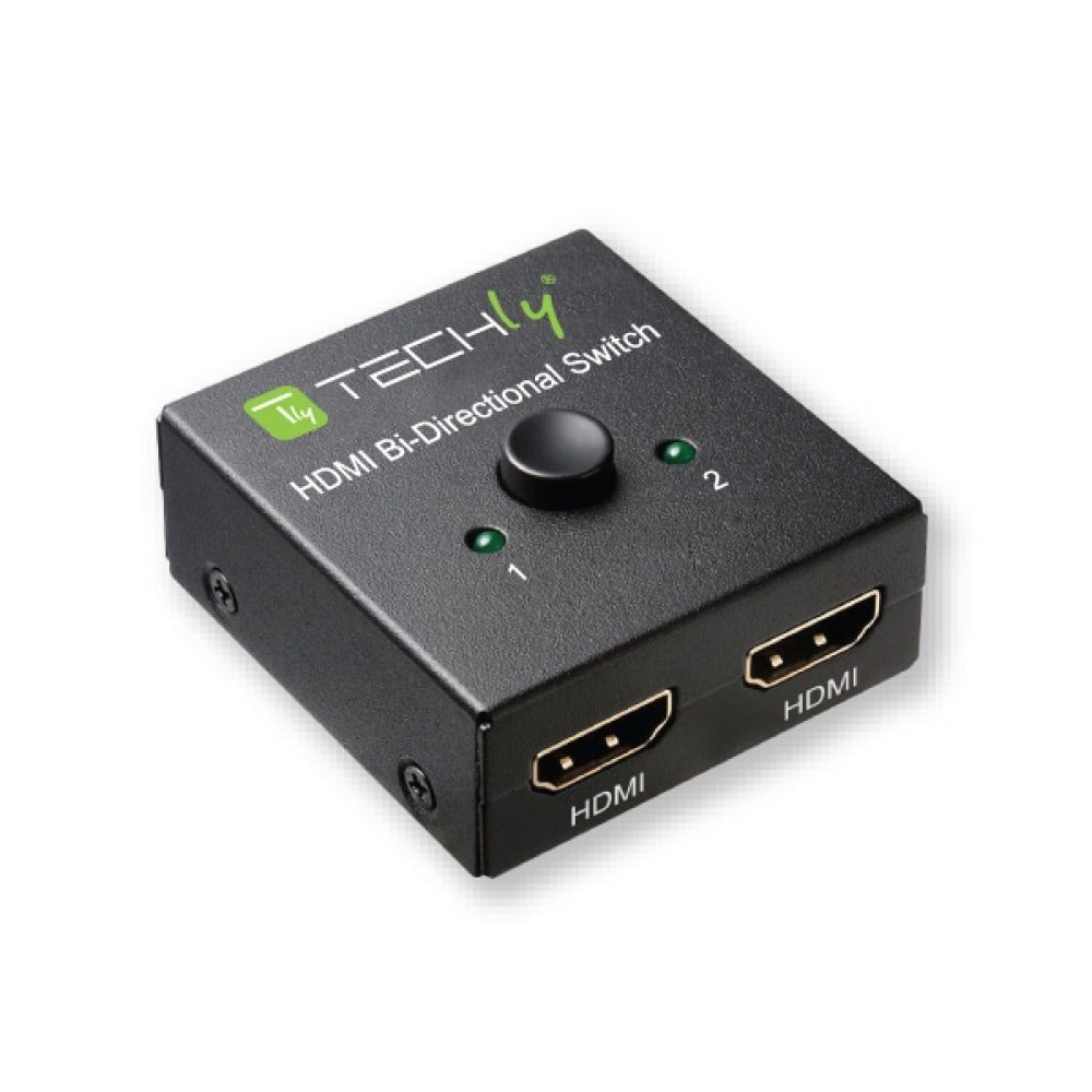 TECHLY Techly IDATA HDMI-22BI2 Interruttore HDMI 2.0 2x1/1x2 4K60Hz Bi-Direzionale - ELABORAZIONI E DISTRIBUZIONI DEL SEGNALE | TecnoCARE.net Sabaudia, Latina, Terracina, San Felice Circeo e Pontinia