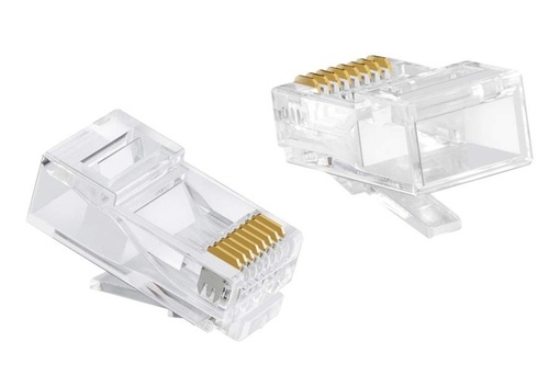 VULTECH VULTECH CONNETTORI TRASPARENTI PASSANTI RJ45 UTP 50 PZ. 8P8C SN21406 CAT6 - ADATTATORI | TecnoCARE.net Sabaudia, Latina, Terracina, San Felice Circeo e Pontinia