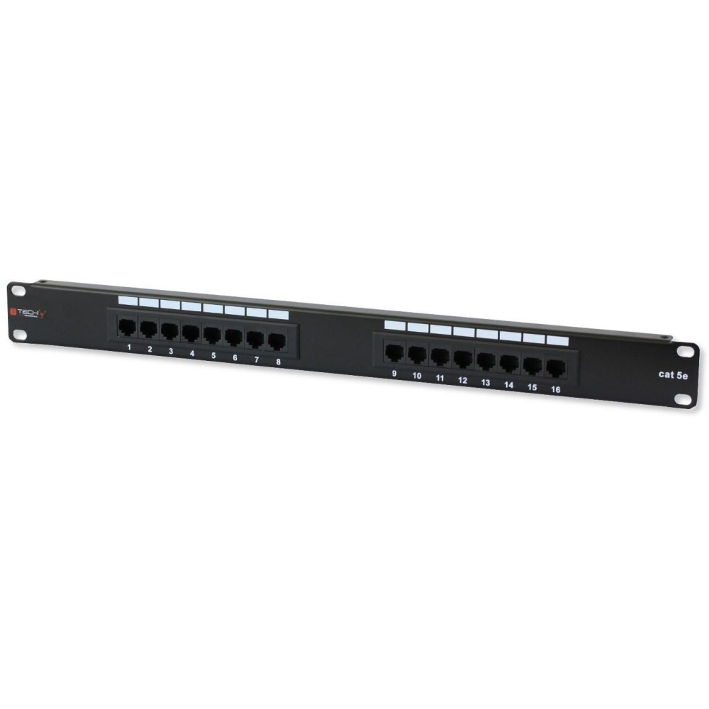 TECHLY Techly I-PP 16-RU-C5ET Pannello patch 16 utp C5 - RETI | TecnoCARE.net Sabaudia, Latina, Terracina, San Felice Circeo e Pontinia