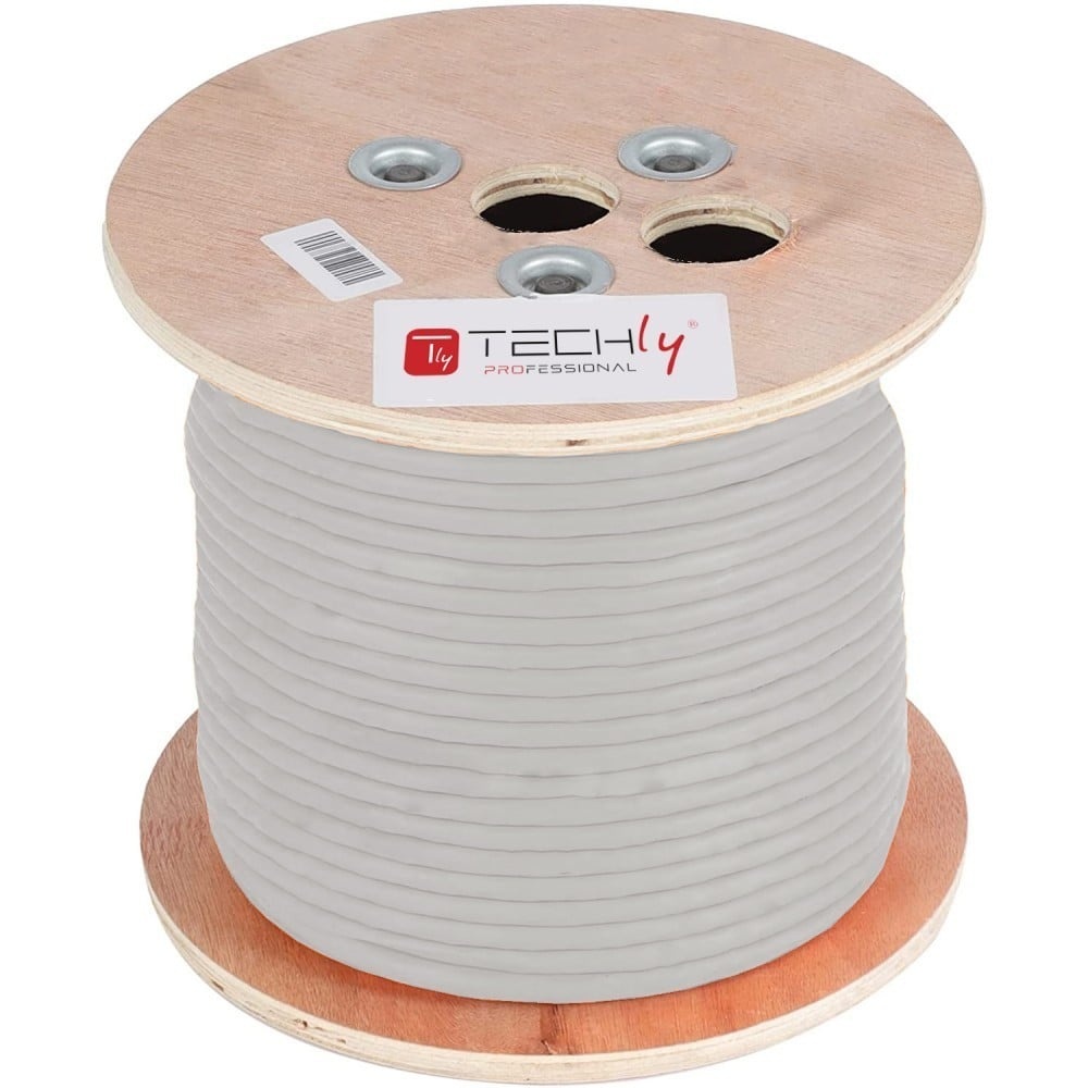 TECHLY Techly ITP-C6A-FLS305 Cavo Twisted Pair Cat6A SFTP 305m 100% CU Grigio - CAVI PER COMPUTER E PERIFERICHE | TecnoCARE.net Sabaudia, Latina, Terracina, San Felice Circeo e Pontinia