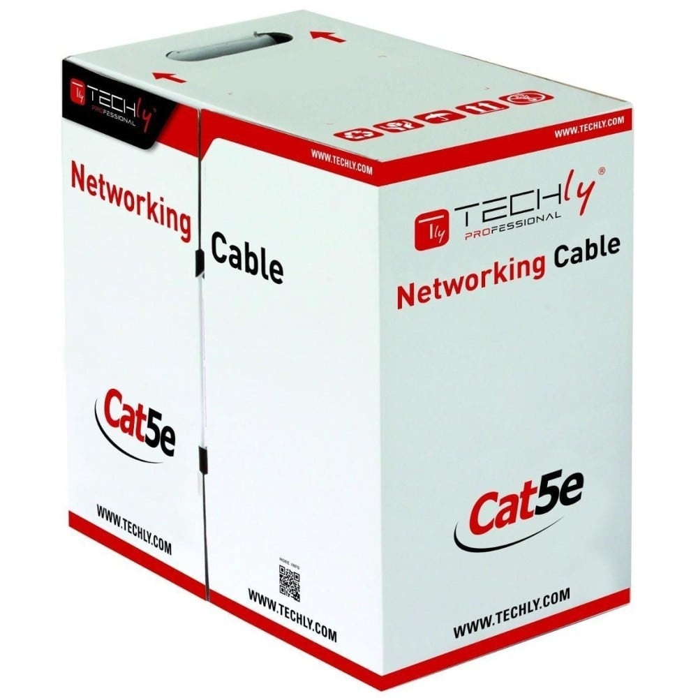 TECHLY Techly ITP8-FLU-0305 Cavo a coppie intrecciate Cat5e UTP 305m CCA Grigio - CAVI PER COMPUTER E PERIFERICHE | TecnoCARE.net Sabaudia, Latina, Terracina, San Felice Circeo e Pontinia