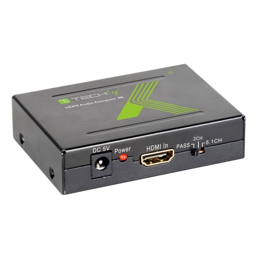 TECHLY Techly IDATA HDMI-EA Estrazione audio SPDIF 5.1CH, Analogico RCA 2CH con HDMI 4K60Hz - ELABORAZIONI E DISTRIBUZIONI DEL SEGNALE | TecnoCARE.net Sabaudia, Latina, Terracina, San Felice Circeo e Pontinia