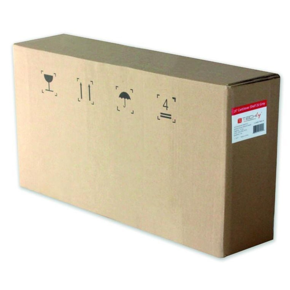 TECHLY Techly I-CASE TRAY-5-BK Mensola estraibile nera 2U 400mm per rack 19" - COMPONENTI | TecnoCARE.net Sabaudia, Latina, Terracina, San Felice Circeo e Pontinia