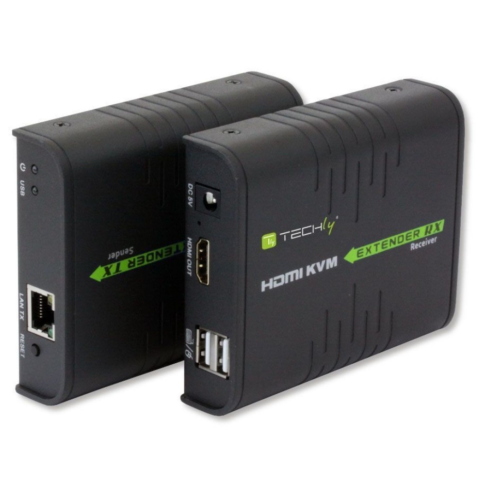 TECHLY Techly IDATA HDMI-KVM2 Estensore KVM HDMI/USB 1080p60Hz fino a 120m su cavo Cat6 - TASTIERE E CONTROLLER | TecnoCARE.net Sabaudia, Latina, Terracina, San Felice Circeo e Pontinia