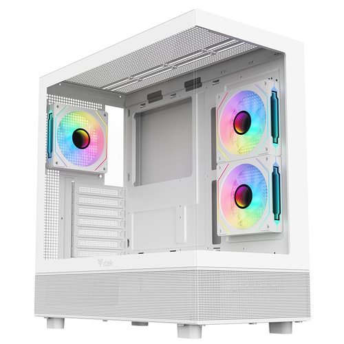 ITEK ITEK CASE SHOWBUI 42W, GAMING TOWER, ATX, 3X12CM ARGB FAN,  2XUSB3, TYPE-C, SIDE  FRONT PANEL TEMP - CASE | TecnoCARE.net Sabaudia, Latina, Terracina, San Felice Circeo e Pontinia