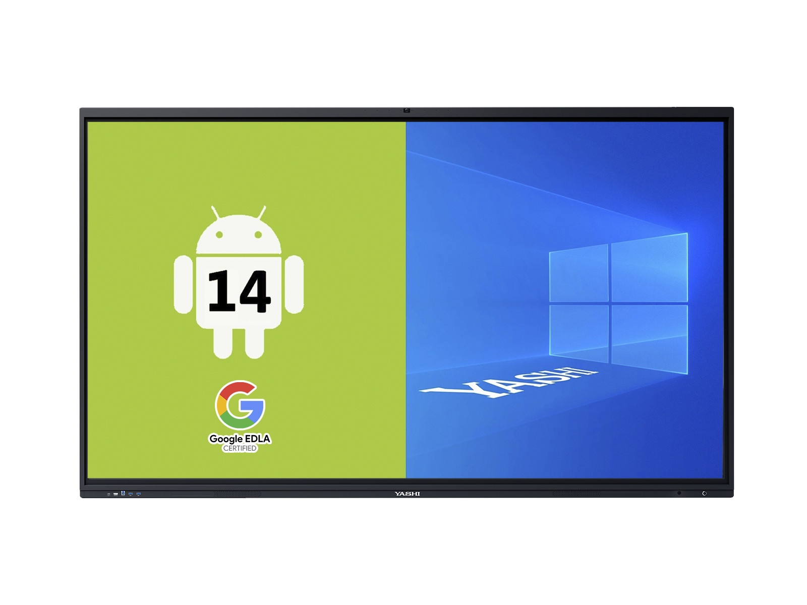 YASHI YASHI DISPLAY SUPERTOUCH AI INTERATTIVO 75 16:9 550 CDM 4K UHD 40 TOCCHI, 8GB RAM/128 GB, WEBCAM, ANDROID 14, EDLA - DISPLAY TOUCH | TecnoCARE.net Sabaudia, Latina, Terracina, San Felice Circeo e Pontinia