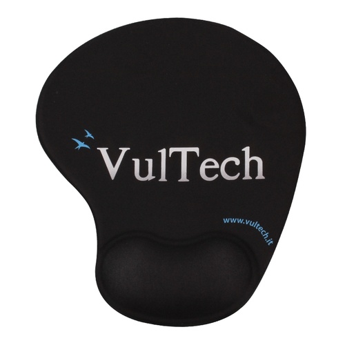 VULTECH VULTECH MOUSEPAD TAPPETINO PER MOUSE ERGONOMICO MP-02N NERO CON GEL - TASTIERE E MOUSE ACCESSORI | TecnoCARE.net Sabaudia, Latina, Terracina, San Felice Circeo e Pontinia