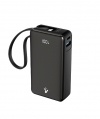 VULTECH VULTECH POWERBANK CON SCHERMO LCD 10000 MAH USB E TYPE C QUICKCHARGE 35W PPS NERO, CAVO INTEGRATO - POWER PACK | TecnoCARE.net Sabaudia, Latina, Terracina, San Felice Circeo e Pontinia
