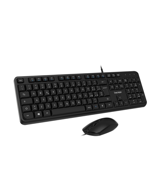 VULTECH VULTECH TASTIERA E MOUSE BUNDLE, CON FILO USB, 2000DPI - TASTIERE | TecnoCARE.net Sabaudia, Latina, Terracina, San Felice Circeo e Pontinia