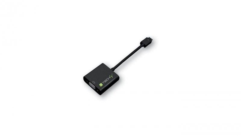 TECHLY Techly IDATA HDMI-VGA-4 Adattatore Mini HDMI C a VGA M/F - CAVI PER COMPUTER E PERIFERICHE | TecnoCARE.net Sabaudia, Latina, Terracina, San Felice Circeo e Pontinia