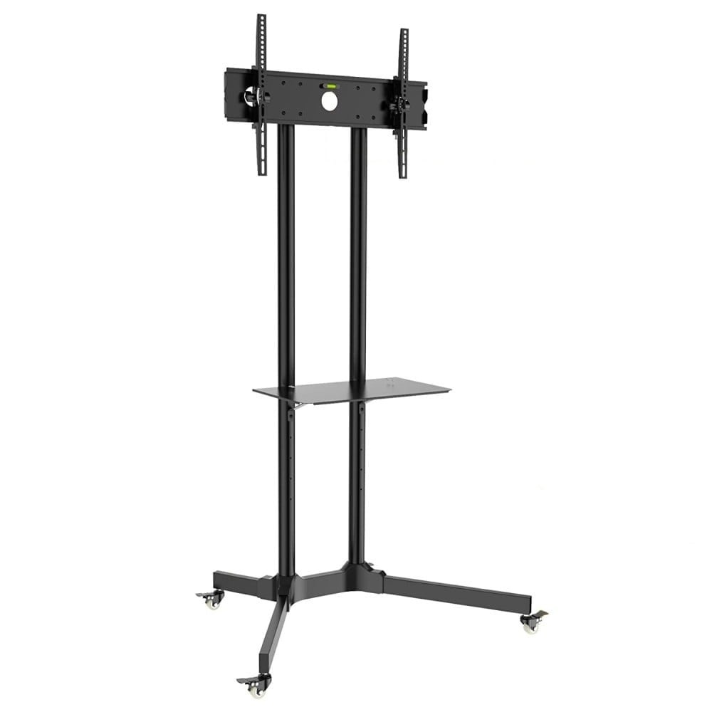 TECHLY Techly ICA-TR6 Supporto TV mobile 30-65" fino a 60kg con ripiano AV regolabile - ACCESSORI ED ELEMENTI PER APPARECCHIATURA AUDIO | TecnoCARE.net Sabaudia, Latina, Terracina, San Felice Circeo e Pontinia