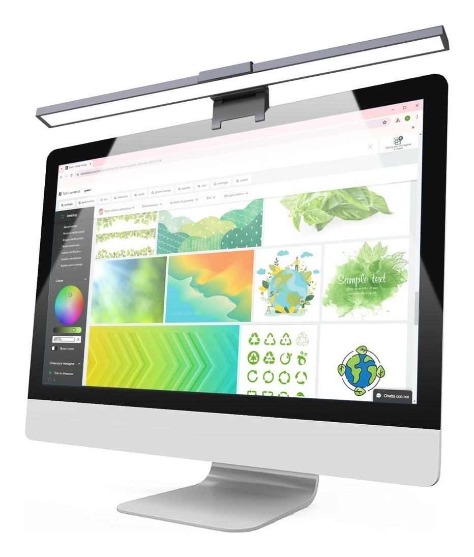 TECHLY Techly I-LAMP-DSK11 Lampada LED da Monitor 5W Touch Dimmabile - MONITOR E ACCESSORI | TecnoCARE.net Sabaudia, Latina, Terracina, San Felice Circeo e Pontinia