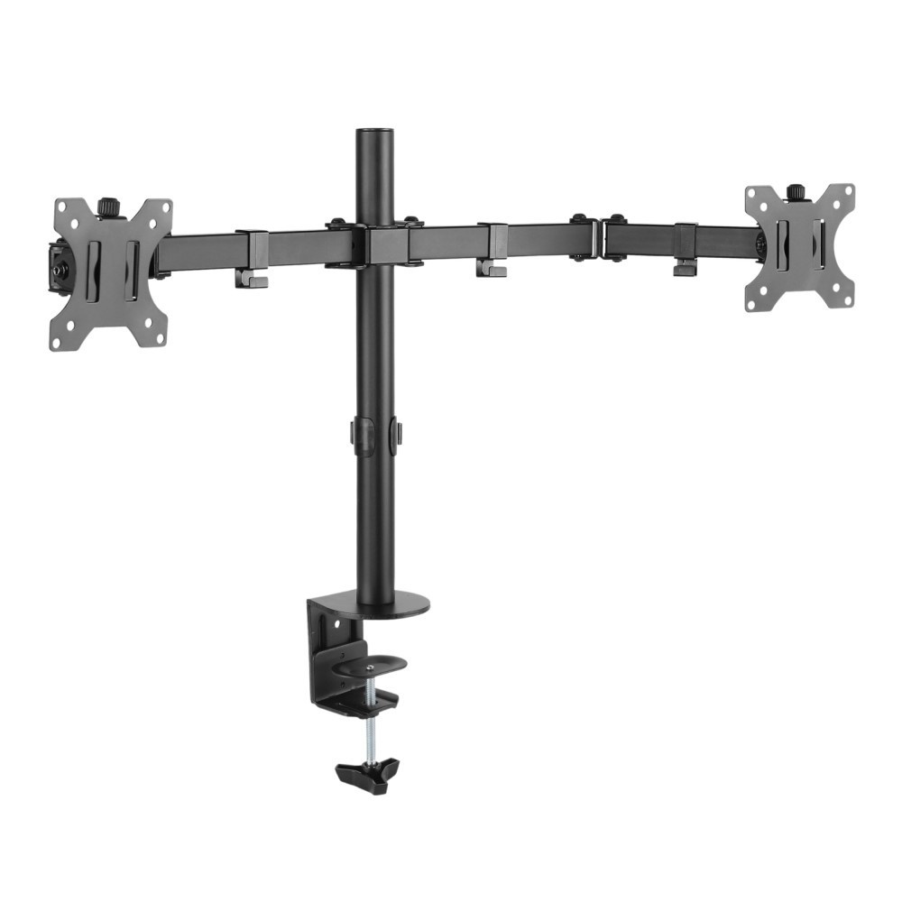 TECHLY Techly ICA-LCD 582-D Supporto per Doppio Monitor 13-32” LCD 8kg da Scrivania Rotante - MONITOR E ACCESSORI | TecnoCARE.net Sabaudia, Latina, Terracina, San Felice Circeo e Pontinia