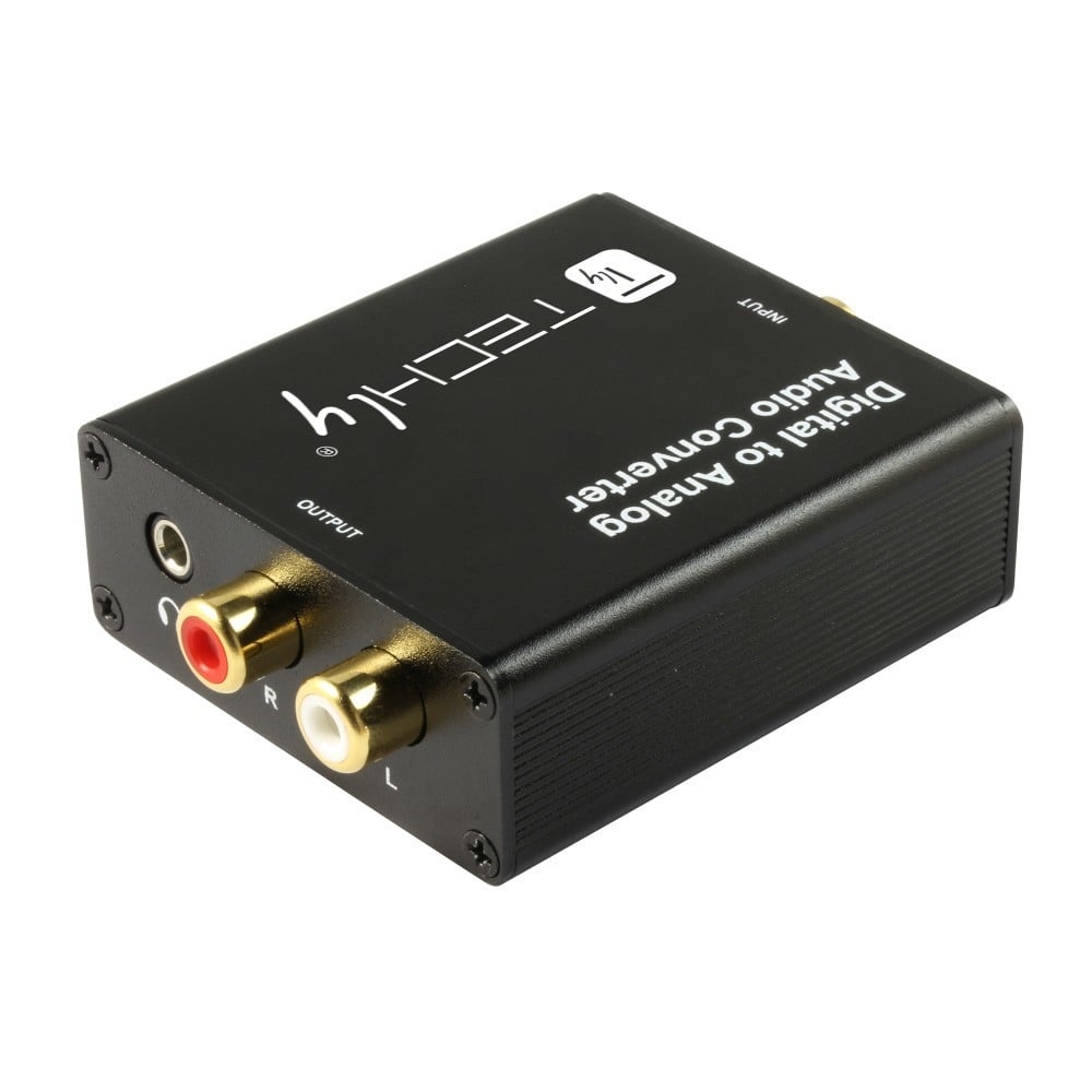 TECHLY Techly IDATA SPDIF-9 Convertitore DAC Digitale SPDIF/Coassiale a RCA/3.5mm Analogico - ELABORAZIONI E DISTRIBUZIONI DEL SEGNALE | TecnoCARE.net Sabaudia, Latina, Terracina, San Felice Circeo e Pontinia