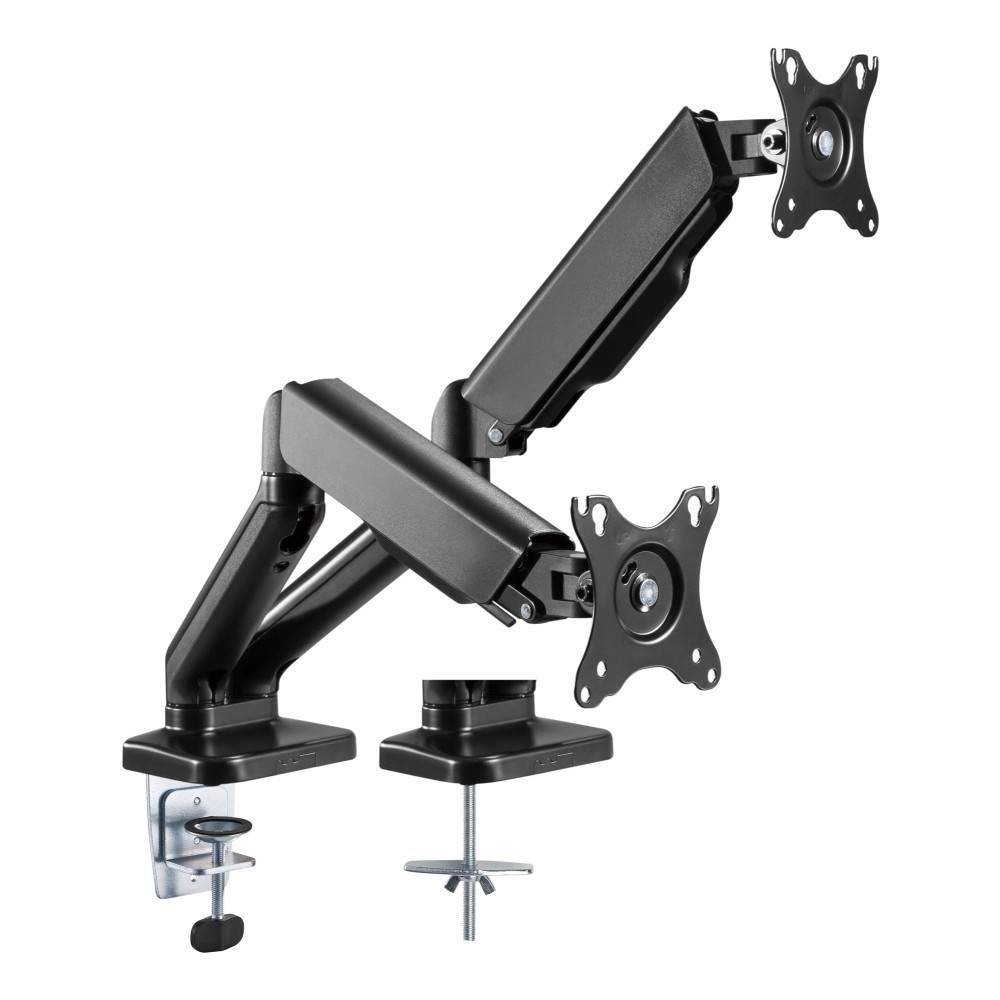 TECHLY Techly ICA-LCD 462B Supporto per Doppio Monitor 17-32" LCD 9kg Rotazione a Gas - MONITOR E ACCESSORI | TecnoCARE.net Sabaudia, Latina, Terracina, San Felice Circeo e Pontinia