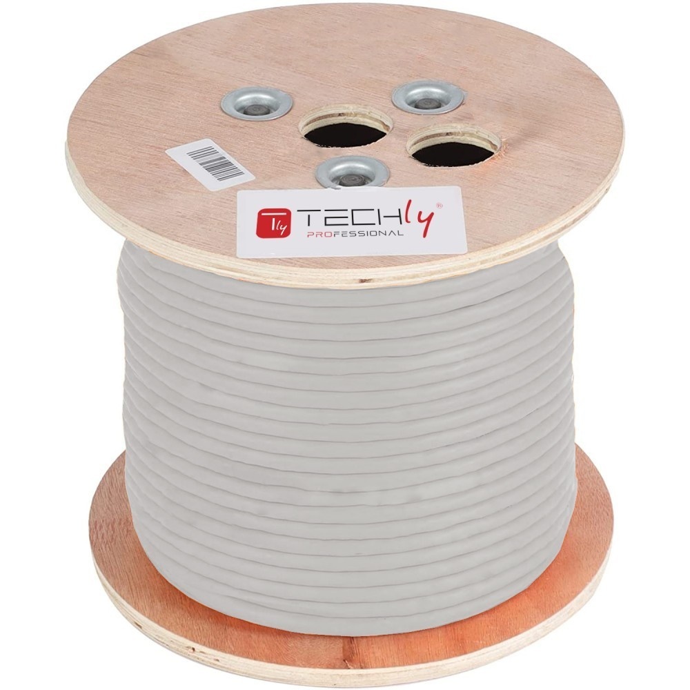 TECHLY Techly ITP-C5F-305-RIS Cavo Cat5e F/UTP LSZH 305m 100% CU Grigio - CAVI PER COMPUTER E PERIFERICHE | TecnoCARE.net Sabaudia, Latina, Terracina, San Felice Circeo e Pontinia