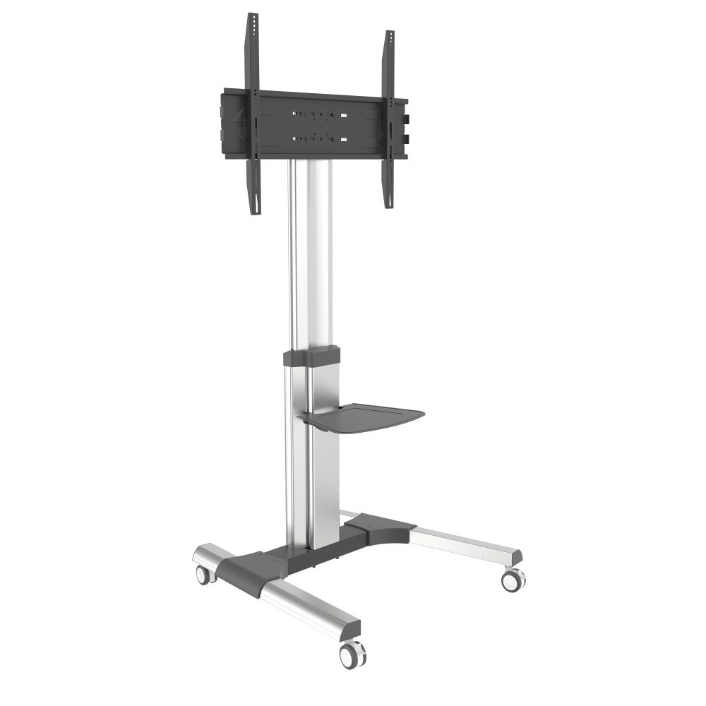 TECHLY Techly ICA-TR156 Supporto TV mobile 50-92" fino a 70kg con ripiano AV regolabile - ACCESSORI ED ELEMENTI PER APPARECCHIATURA AUDIO | TecnoCARE.net Sabaudia, Latina, Terracina, San Felice Circeo e Pontinia