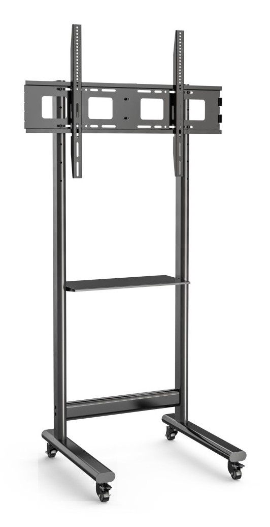 TECHLY Techly ICA-TR74 Supporto TV mobile 50-90” fino a 70kg con ripiano AV regolabile - ACCESSORI ED ELEMENTI PER APPARECCHIATURA AUDIO | TecnoCARE.net Sabaudia, Latina, Terracina, San Felice Circeo e Pontinia