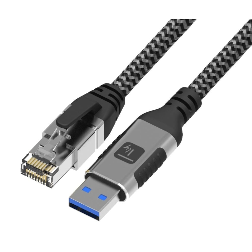 TECHLY Techly ICOC U3A-RJ45-010 Adattatore/Cavo di rete USB-A a Gigabit Ethernet RJ45 1m - CAVI PER COMPUTER E PERIFERICHE | TecnoCARE.net Sabaudia, Latina, Terracina, San Felice Circeo e Pontinia