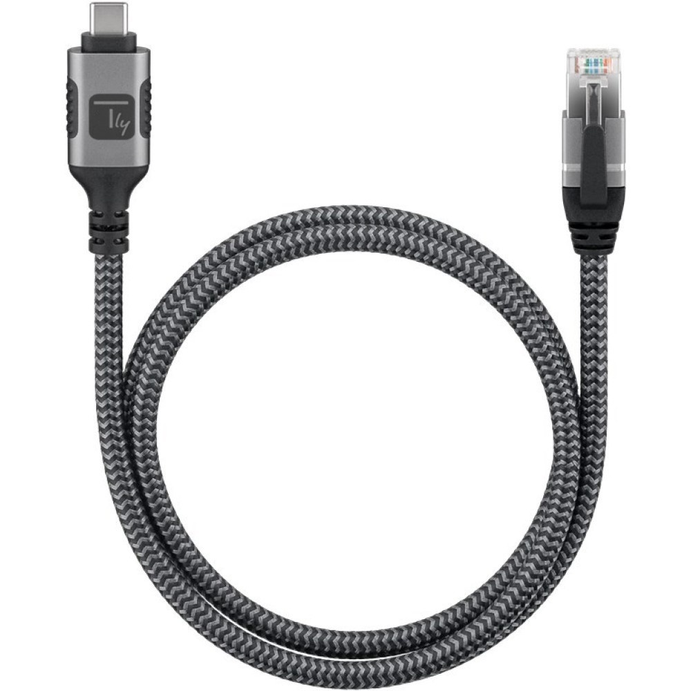 TECHLY Techly ICOC U3C-RJ45-010 Adattatore/Cavo di rete USB-C a Gigabit Ethernet RJ45 1m - CAVI PER COMPUTER E PERIFERICHE | TecnoCARE.net Sabaudia, Latina, Terracina, San Felice Circeo e Pontinia