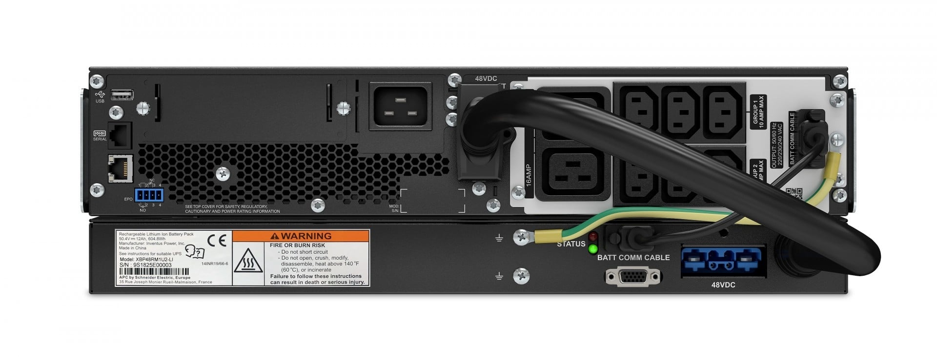 APC APC SMART-UPS SRT LI-ION 3000VA RM ACCS gruppo di continuità (UPS) Doppia conversione (online) 3 kVA 2700 W 8 presa(e) AC - BATTERIE E ALIMENTATORI | TecnoCARE.net Sabaudia, Latina, Terracina, San Felice Circeo e Pontinia