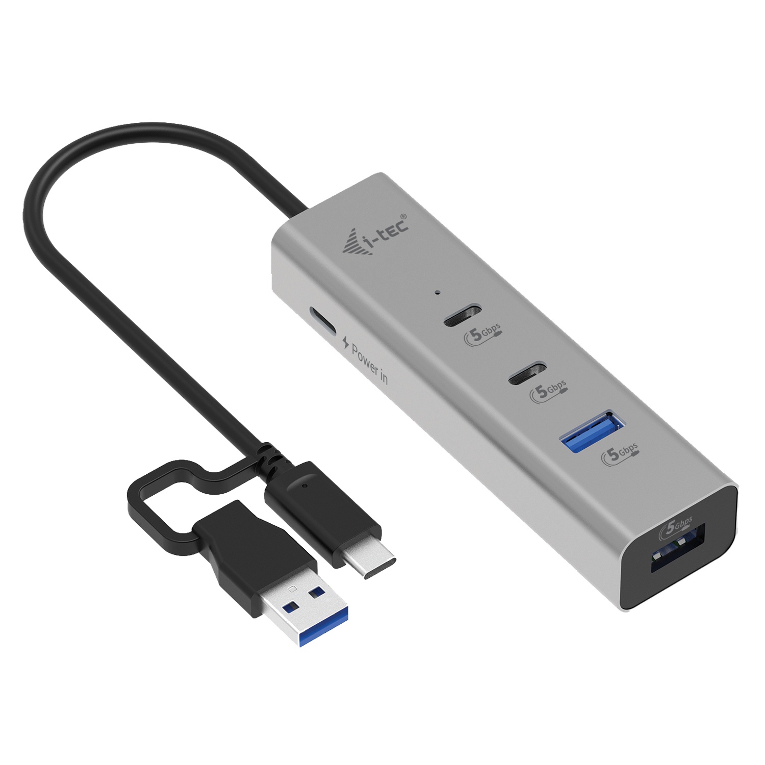 I-TEC I-TEC HUB RICARICA UNIVERSALE, METALLO, 2X USB-C, 2X USB-A PORT, PD 85W - HUB USB | TecnoCARE.net Sabaudia, Latina, Terracina, San Felice Circeo e Pontinia