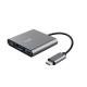 TRUST TRUST ADATTATORE DALYX 3-IN-1 USB-C - DOCKING STATION | TecnoCARE.net Sabaudia, Latina, Terracina, San Felice Circeo e Pontinia