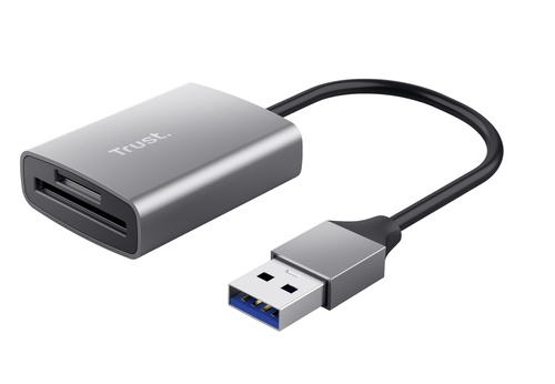 TRUST TRUST CARDREADER VELOCE USB-A 3.2 - DALYX ALLUMINIO - CARD READER | TecnoCARE.net Sabaudia, Latina, Terracina, San Felice Circeo e Pontinia