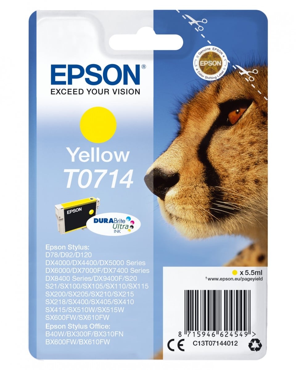EPSON Epson Cartuccia Giallo - STAMPANTI E SCANNER | TecnoCARE.net Sabaudia, Latina, Terracina, San Felice Circeo e Pontinia