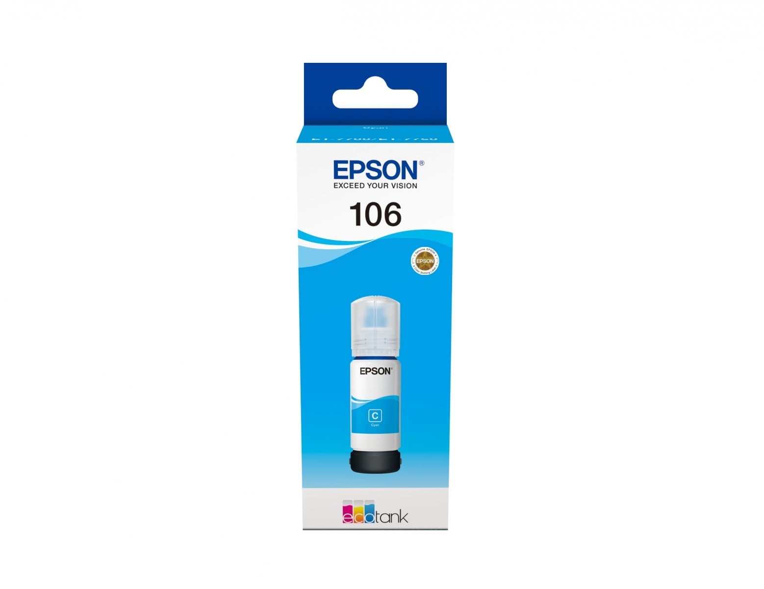 EPSON Epson 106 EcoTank Cyan ink bottle - STAMPANTI E SCANNER | TecnoCARE.net Sabaudia, Latina, Terracina, San Felice Circeo e Pontinia