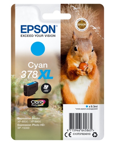 EPSON EPSON CART INK CIANO SCOIATTOLO 378XL - CARTUCCE INKJET | TecnoCARE.net Sabaudia, Latina, Terracina, San Felice Circeo e Pontinia