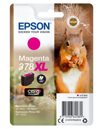 EPSON EPSON CART INK INK MAGENTA SCOIATTOLO 378XL - CARTUCCE INKJET | TecnoCARE.net Sabaudia, Latina, Terracina, San Felice Circeo e Pontinia