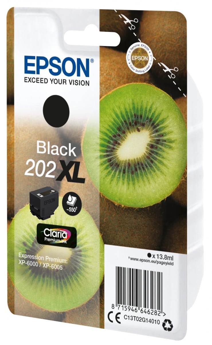 EPSON EPSON CART INK NERO 202XL KIWI CONF SINGOLA AD ALTA CAPACITA - CARTUCCE INKJET | TecnoCARE.net Sabaudia, Latina, Terracina, San Felice Circeo e Pontinia