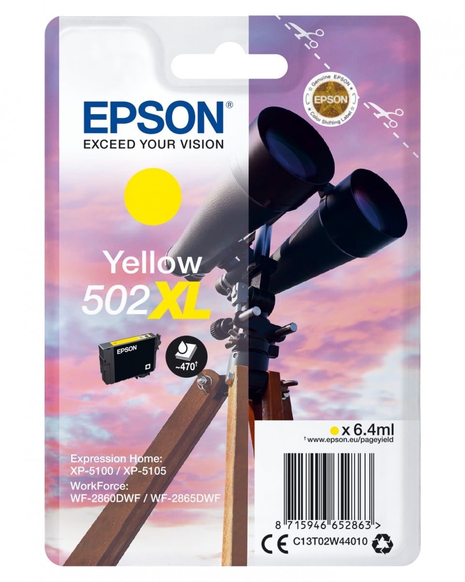 EPSON Epson Singlepack Yellow 502XL Ink - STAMPANTI E SCANNER | TecnoCARE.net Sabaudia, Latina, Terracina, San Felice Circeo e Pontinia