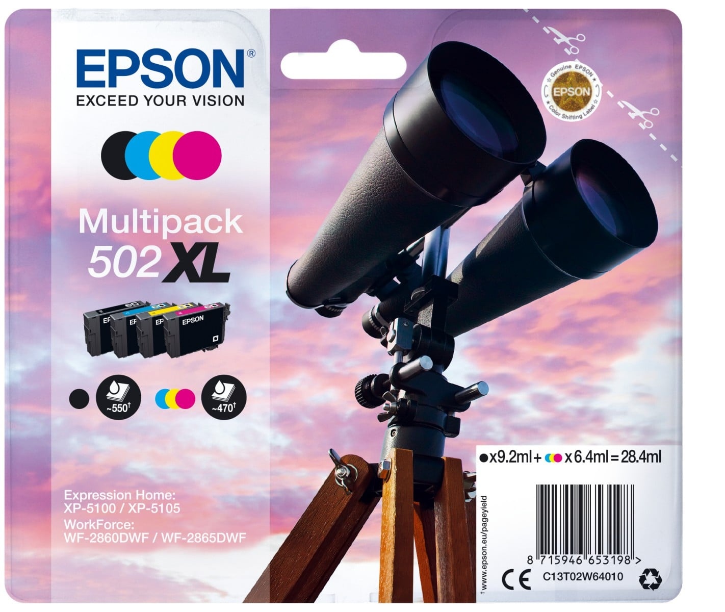 EPSON Epson Multipack 4-colours 502XL Ink - STAMPANTI E SCANNER | TecnoCARE.net Sabaudia, Latina, Terracina, San Felice Circeo e Pontinia