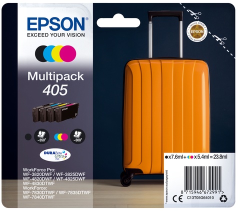 EPSON EPSON CART MULTIPACK 4 COLORI, N 405 DURABRITE ULTRA INK - CARTUCCE INKJET | TecnoCARE.net Sabaudia, Latina, Terracina, San Felice Circeo e Pontinia