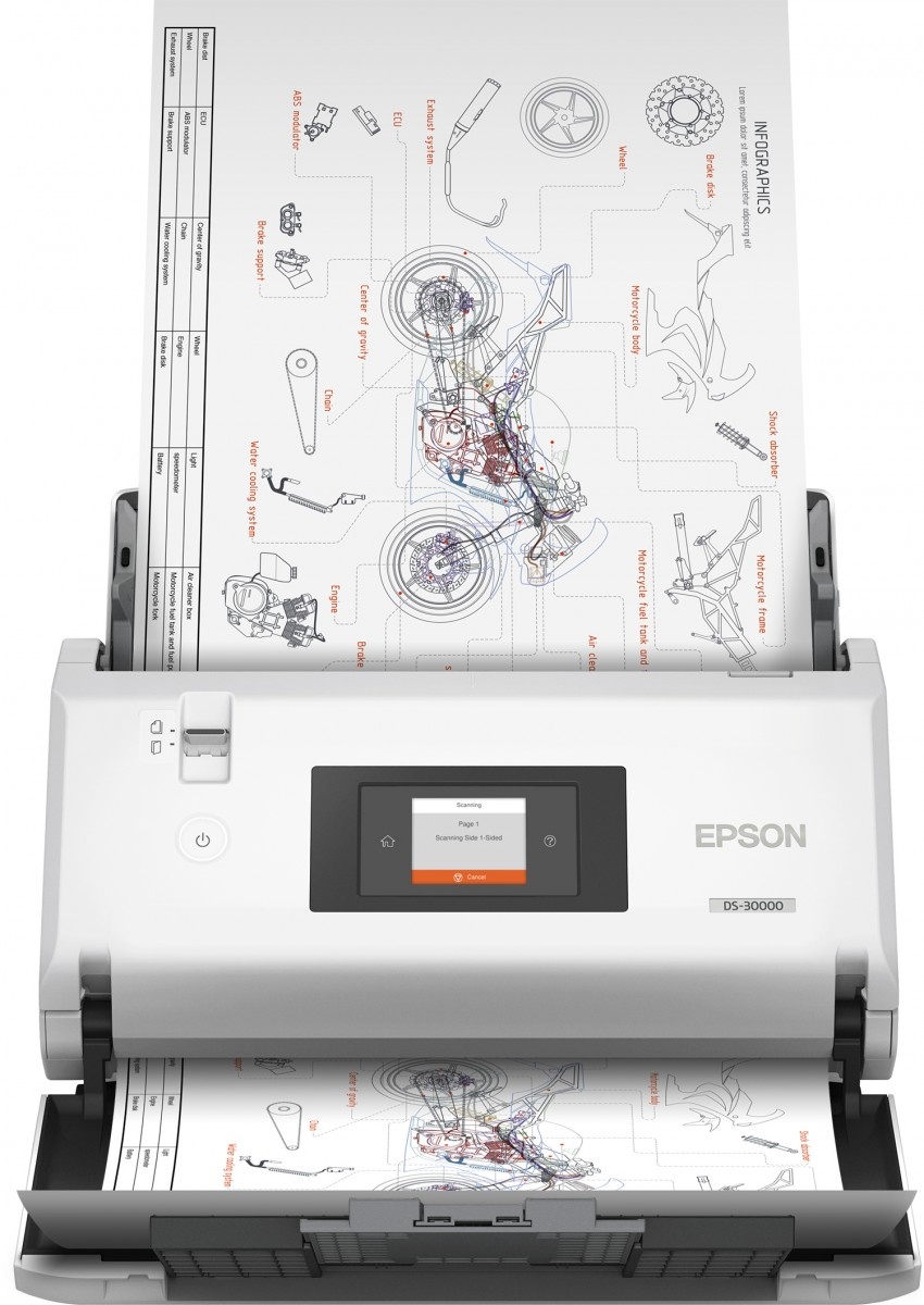 EPSON Epson WorkForce DS-30000 scanner ADF 600 x 600 DPI 70ppm - STAMPANTI E SCANNER | TecnoCARE.net Sabaudia, Latina, Terracina, San Felice Circeo e Pontinia