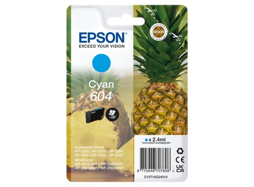 EPSON EPSON CART. INK CIANO, ANANAS 604 - CARTUCCE INKJET | TecnoCARE.net Sabaudia, Latina, Terracina, San Felice Circeo e Pontinia