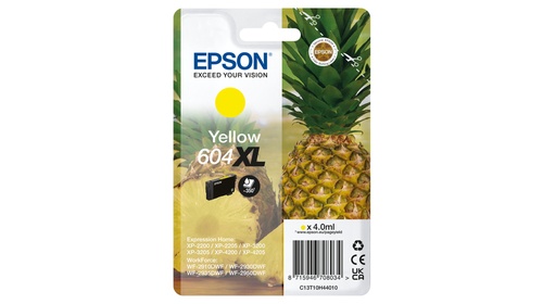 EPSON EPSON CART. INK GIALLO, ANANAS 604XL - CARTUCCE INKJET | TecnoCARE.net Sabaudia, Latina, Terracina, San Felice Circeo e Pontinia